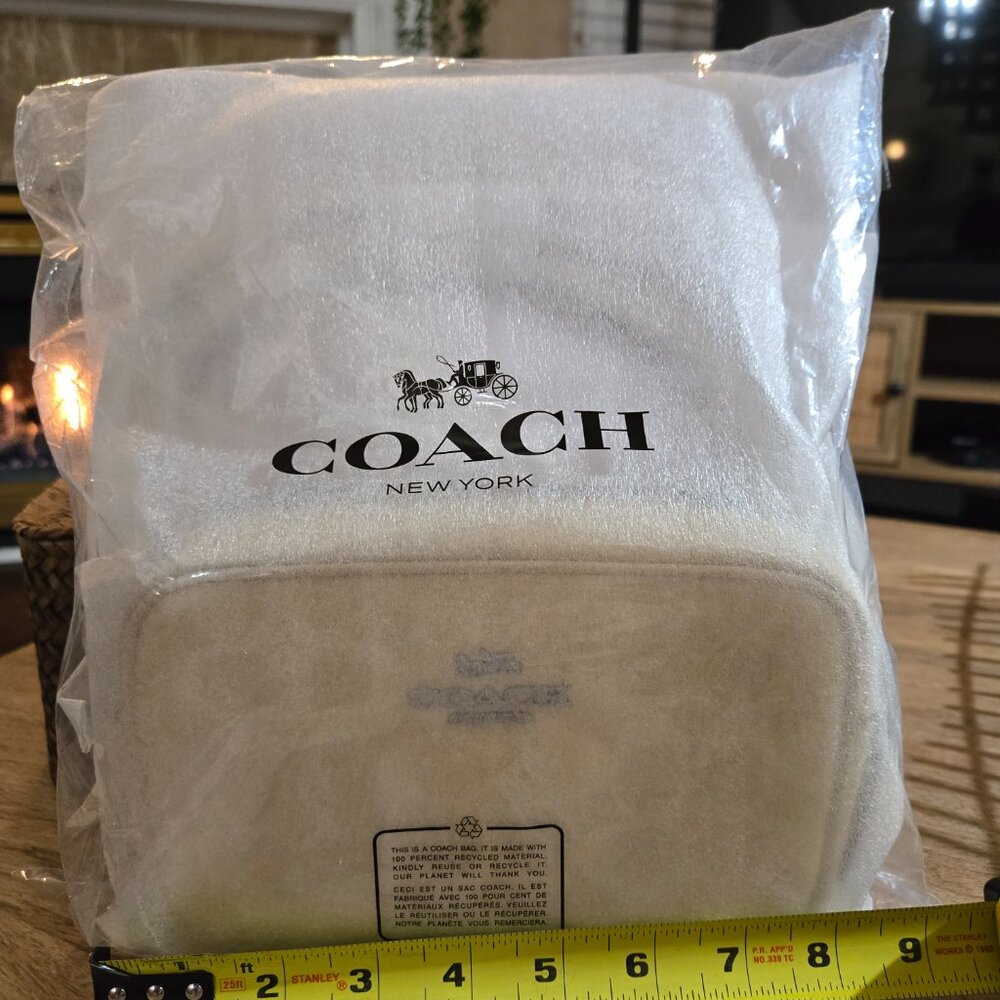 COACH Mini Jamie Camera Bag in Signature Canvas and Leather
